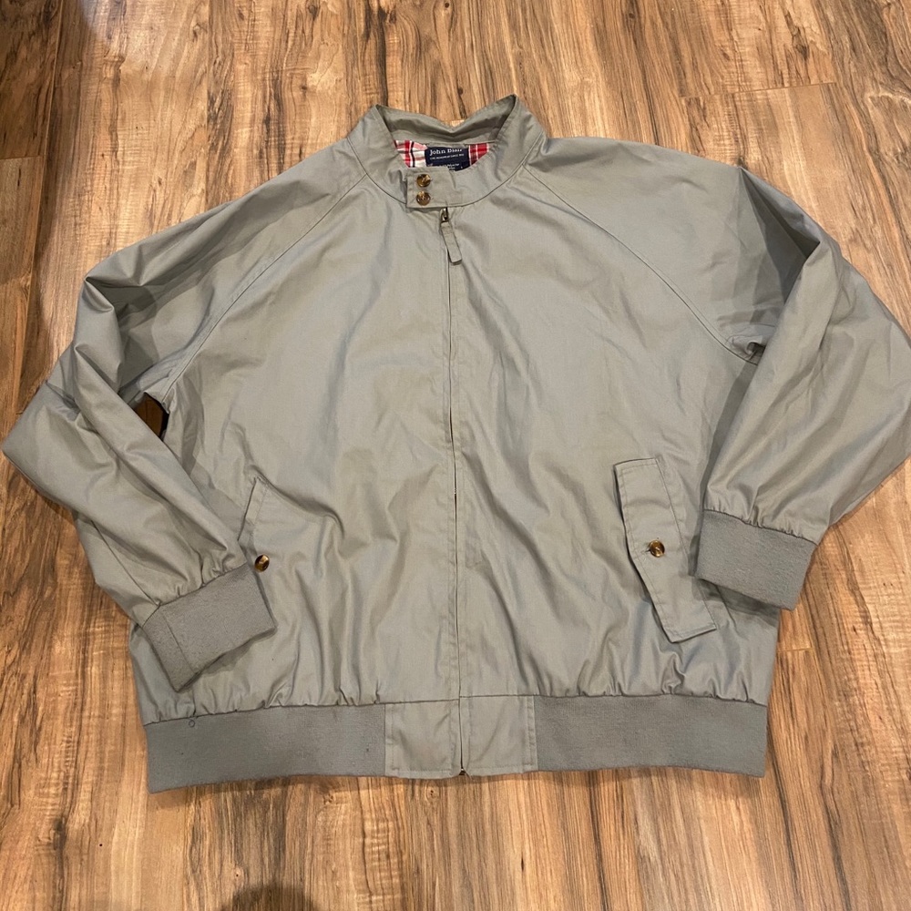 John Blair Rain-Resistant Poplin Jacket Size XL